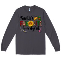 Smoke santa's favorite  hair stylist Long Sleeve Tee - AdoDesignShop