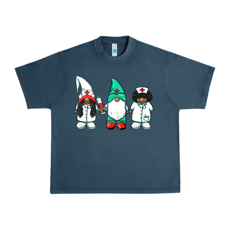 African American Nurse Gnomies Medical Gnomies Urban Heavy Tee by BarkalooDesign | Teevron