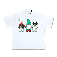White african american nurse gnomies medical gnomies Urban Heavy Tee - BarkalooDesign
