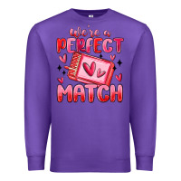 Purple were perfect match Premium Sweatshirt - MaliasSmallBusiness