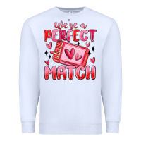 White were perfect match Premium Sweatshirt - MaliasSmallBusiness