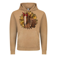 Vintage Camel sunflower with horse Vintage Hoodie - RanaPortraitStore