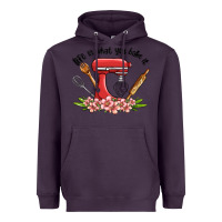 Plum life is what you bake it Heavyweight Hoodie - MaliasSmallBusiness