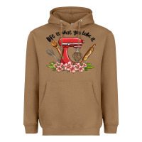 Toasted Coconut life is what you bake it Heavyweight Hoodie - MaliasSmallBusiness