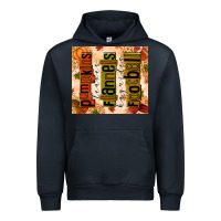 Navy Pumpkins Leaves Flannels Hayrides Football Urban Hoodie - texasbilliewilder