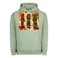 Pigment Oil Green Pumpkins Leaves Flannels Hayrides Football Urban Hoodie - texasbilliewilder