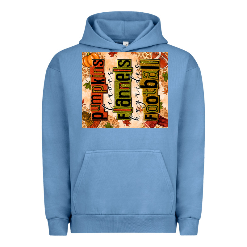 Pumpkins Leaves Flannels Hayrides Football Urban Hoodie by texasbilliewilder | Teevron