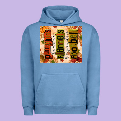 Pumpkins Leaves Flannels Hayrides Football Urban Hoodie Designed By Texasbilliewilder
