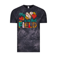 Cloud Black my heart is on that field baseball Vintage Tee - HRA Design Shop