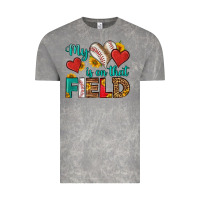Cloud Rock my heart is on that field baseball Vintage Tee - HRA Design Shop