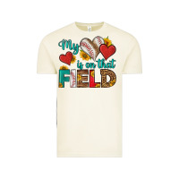 Vintage Arctic my heart is on that field baseball Vintage Tee - HRA Design Shop