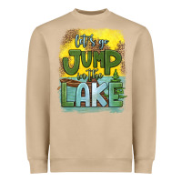Mushroom let's go jump in the lake Heavyweight Sweatshirt - HRA Design Shop