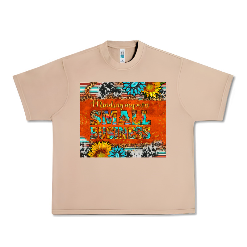 Minding My Own Small Business Urban Heavy Tee by HRA Design Shop | Teevron