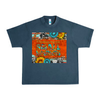 Midnight Navy minding my own small business Urban Heavy Tee - HRA Design Shop