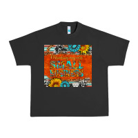 Pigment Black minding my own small business Urban Heavy Tee - HRA Design Shop