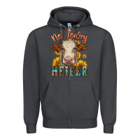 Smoke heifer with sunflowers Zipper Hoodie - LillyAllenDesigns