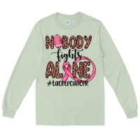 Matcha nobody fights alone #tacklecancer Long Sleeve Tee - JahusDesignShop