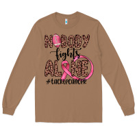 Toasted Coconut nobody fights alone #tacklecancer Long Sleeve Tee - JahusDesignShop