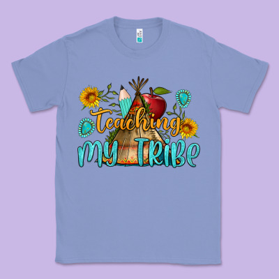 Teaching My Tribe Classic Tee Designed By Bundleandbundleshop
