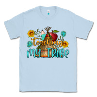 Dusty Blue teaching my tribe Classic Tee - BundleAndBundleShop