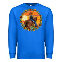 True Royal cowgirl sunflower Premium Sweatshirt - MaliasSmallBusiness