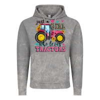 Cloud Rock just a girl who loves tractors Vintage Hoodie - Zillion Design Studio