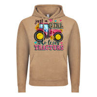 Vintage Coffee just a girl who loves tractors Vintage Hoodie - Zillion Design Studio
