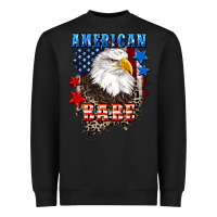 Black American Babe  4th of july Heavyweight Sweatshirt - CowGirlArtShop