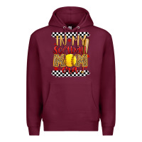 Burgundy in my softball mom era Premium Hoodie - Artiststas