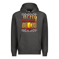 Charcoal Heather in my softball mom era Premium Hoodie - Artiststas