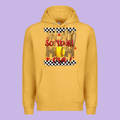 In My Softball Mom Era Premium Hoodie Designed By Artiststas