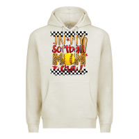 Oatmeal Heather in my softball mom era Premium Hoodie - Artiststas