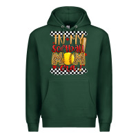 Sports Green in my softball mom era Premium Hoodie - Artiststas