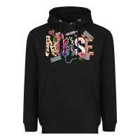 Black nurse Heavyweight Hoodie - NancyCooperArtShop