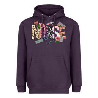 Plum nurse Heavyweight Hoodie - NancyCooperArtShop