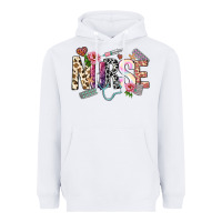 White nurse Heavyweight Hoodie - NancyCooperArtShop