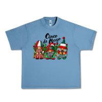 Pebble Blue cinco de mayo mexican flag gnomes Urban Heavy Tee - RacoonDesign