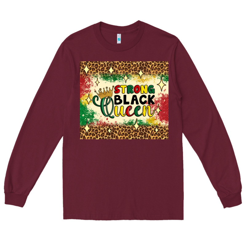 Strong Black Queen Tumbler Long Sleeve Tee by Artiststas | Teevron