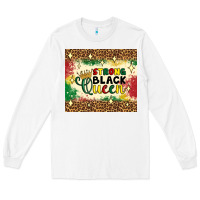White strong black queen tumbler Long Sleeve Tee - Artiststas