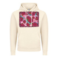 Vintage Artic pink rose leopard background Vintage Hoodie - JahusDesignShop