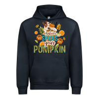 Navy Whatever Spices Your Pumpkin Urban Hoodie - texasbilliewilder