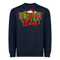 Navy Christmas santa claus Heavyweight Sweatshirt - FaDigitalArtStudio