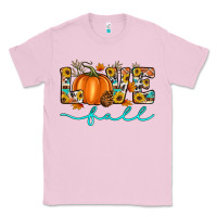 Bubblegum Pink love fall love Classic Tee - Artiststas