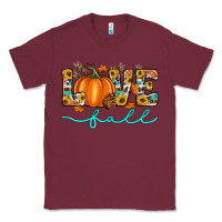 Burgundy love fall love Classic Tee - Artiststas