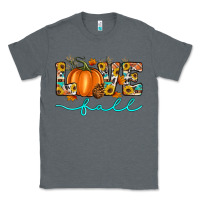 Charcoal Heather love fall love Classic Tee - Artiststas