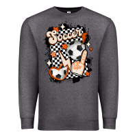 Charcoal Heather vintage soccer Premium Sweatshirt - MaliasSmallBusiness