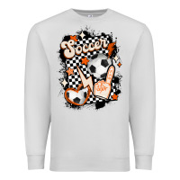 Dove Grey vintage soccer Premium Sweatshirt - MaliasSmallBusiness