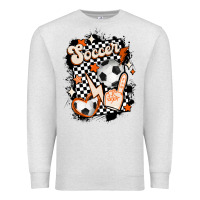 Oatmeal Heather vintage soccer Premium Sweatshirt - MaliasSmallBusiness