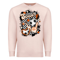 Pale Pink vintage soccer Premium Sweatshirt - MaliasSmallBusiness
