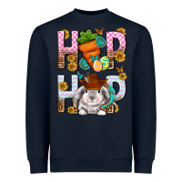 Navy Western Hip hop Bunny Heavyweight Sweatshirt - Neo Western